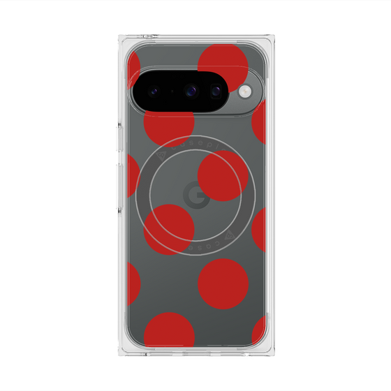 Premium Square Case with Pixelsnap［ Simple Dot - Red ］