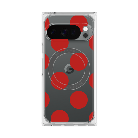 Premium Square Case with Pixelsnap［ Simple Dot - Red ］