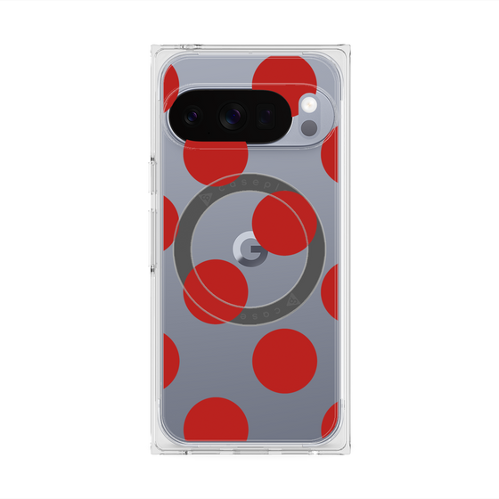 Premium Square Case with Pixelsnap［ Simple Dot - Red ］