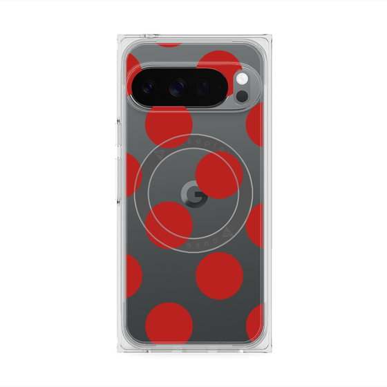 Premium Square Case with Pixelsnap［ Simple Dot - Red ］