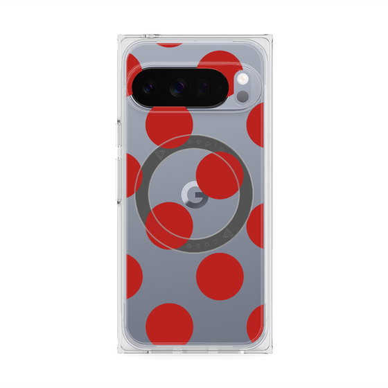 Premium Square Case with Pixelsnap［ Simple Dot - Red ］