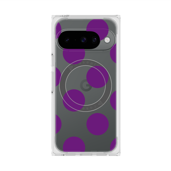 Premium Square Case with Pixelsnap［ Simple Dot - Purple ］