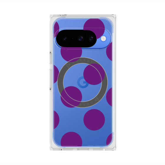 Premium Square Case with Pixelsnap［ Simple Dot - Purple ］