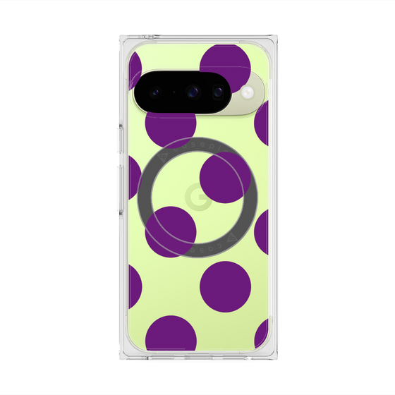 Premium Square Case with Pixelsnap［ Simple Dot - Purple ］
