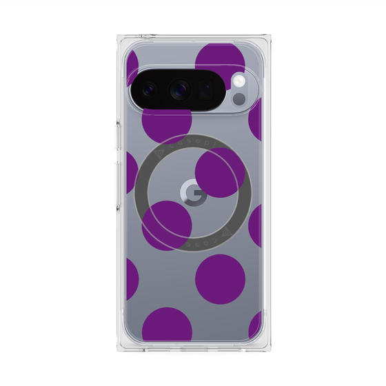 Premium Square Case with Pixelsnap［ Simple Dot - Purple ］