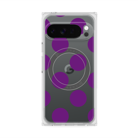 Premium Square Case with Pixelsnap［ Simple Dot - Purple ］