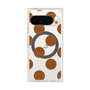 Premium Square Case with Pixelsnap［ Simple Dot - Brown ］