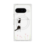 Premium Square Case with Pixelsnap［ Calico Cat Peeking with Curiosity ］