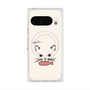 Premium Square Case with Pixelsnap［ Very Greedy Cat - White ］