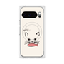 Premium Square Case with Pixelsnap［ Very Greedy Cat - White ］