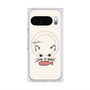 Premium Square Case with Pixelsnap［ Very Greedy Cat - White ］