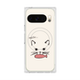 Premium Square Case with Pixelsnap［ Very Greedy Cat - White ］