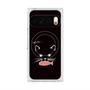 Premium Square Case with Pixelsnap［ Very Greedy Cat - Black ］