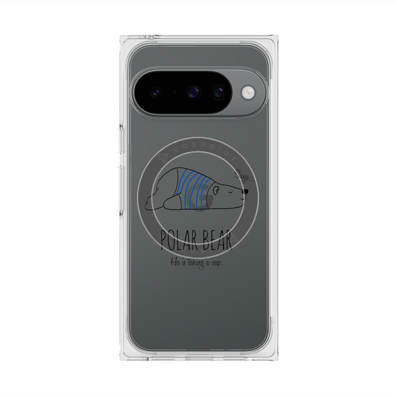 Premium Square Case with Pixelsnap［ Good Night Polar Bear ］