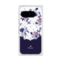 Premium Square Case with Pixelsnap［ Twin Dot Flower - Navy ］