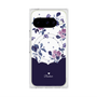 Premium Square Case with Pixelsnap［ Twin Dot Flower - Navy ］