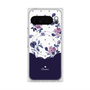Premium Square Case with Pixelsnap［ Twin Dot Flower - Navy ］