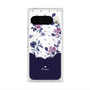 Premium Square Case with Pixelsnap［ Twin Dot Flower - Navy ］