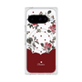 Premium Square Case with Pixelsnap［ Twin Dot Flower - Red ］