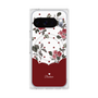 Premium Square Case with Pixelsnap［ Twin Dot Flower - Red ］