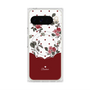 Premium Square Case with Pixelsnap［ Twin Dot Flower - Red ］