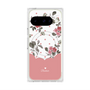 Premium Square Case with Pixelsnap［ Twin Dot Flower - Pink ］