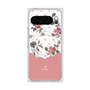 Premium Square Case with Pixelsnap［ Twin Dot Flower - Pink ］