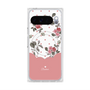 Premium Square Case with Pixelsnap［ Twin Dot Flower - Pink ］