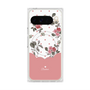 Premium Square Case with Pixelsnap［ Twin Dot Flower - Pink ］