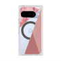 Premium Square Case with Pixelsnap［ Marble Triangle Palette - Pink ］