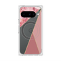 Premium Square Case with Pixelsnap［ Marble Triangle Palette - Pink ］