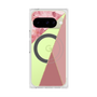 Premium Square Case with Pixelsnap［ Marble Triangle Palette - Pink ］