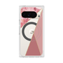 Premium Square Case with Pixelsnap［ Marble Triangle Palette - Pink ］