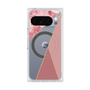 Premium Square Case with Pixelsnap［ Marble Triangle Palette - Pink ］