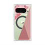 Premium Square Case with Pixelsnap［ Marble Triangle Palette - Pink ］