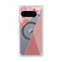 Premium Square Case with Pixelsnap［ Marble Triangle Palette - Pink ］