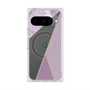 Premium Square Case with Pixelsnap［ Marble Triangle Palette - Purple ］