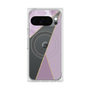 Premium Square Case with Pixelsnap［ Marble Triangle Palette - Purple ］