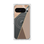 Premium Square Case with Pixelsnap［ Marble Triangle Palette - Brown ］