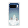 Premium Square Case with Pixelsnap［ Quiet Penguin Night ］