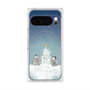 Premium Square Case with Pixelsnap［ Quiet Penguin Night ］