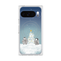 Premium Square Case with Pixelsnap［ Quiet Penguin Night ］
