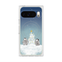 Premium Square Case with Pixelsnap［ Quiet Penguin Night ］
