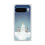 Premium Square Case with Pixelsnap［ Quiet Penguin Night ］