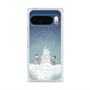 Premium Square Case with Pixelsnap［ Quiet Penguin Night ］