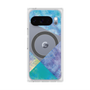 Premium Square Case with Pixelsnap［ Sunrise Pastel Palette - Blue ］