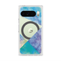 Premium Square Case with Pixelsnap［ Sunrise Pastel Palette - Blue ］