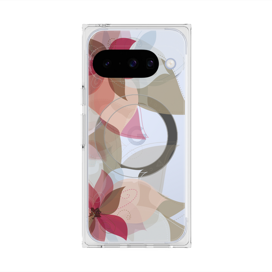 Premium Square Case with Pixelsnap［ Chiffon Flower ］