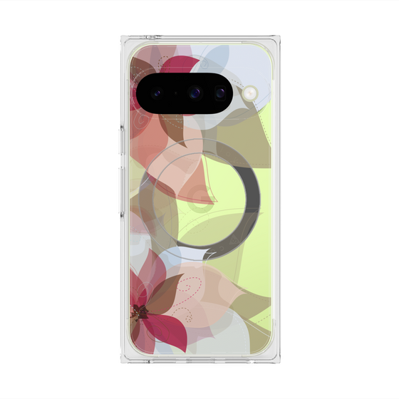 Premium Square Case with Pixelsnap［ Chiffon Flower ］