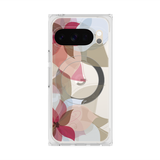 Premium Square Case with Pixelsnap［ Chiffon Flower ］
